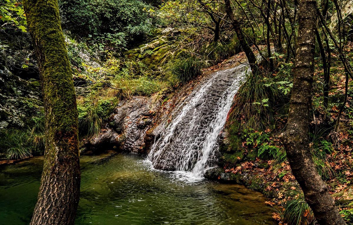 Waterval in Griekenland