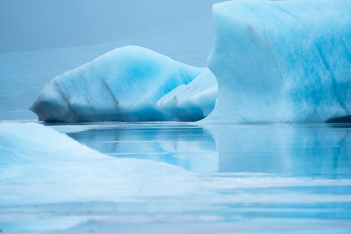 Jökulsárlón ijsrots water