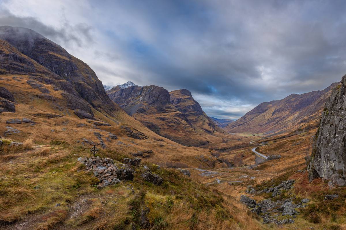 Vergezicht 3 gezusters Glencoe